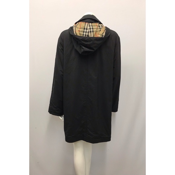 ❤️SOLD❤️ Burberrys of London Black Coat w Lining 8 - Picture 4 of 7